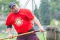 scottish highland games august Ã¢â¬â winnipeg mb canada manitoba association of celtic sports organized heavy during folklorama Royalty Free Stock Photo